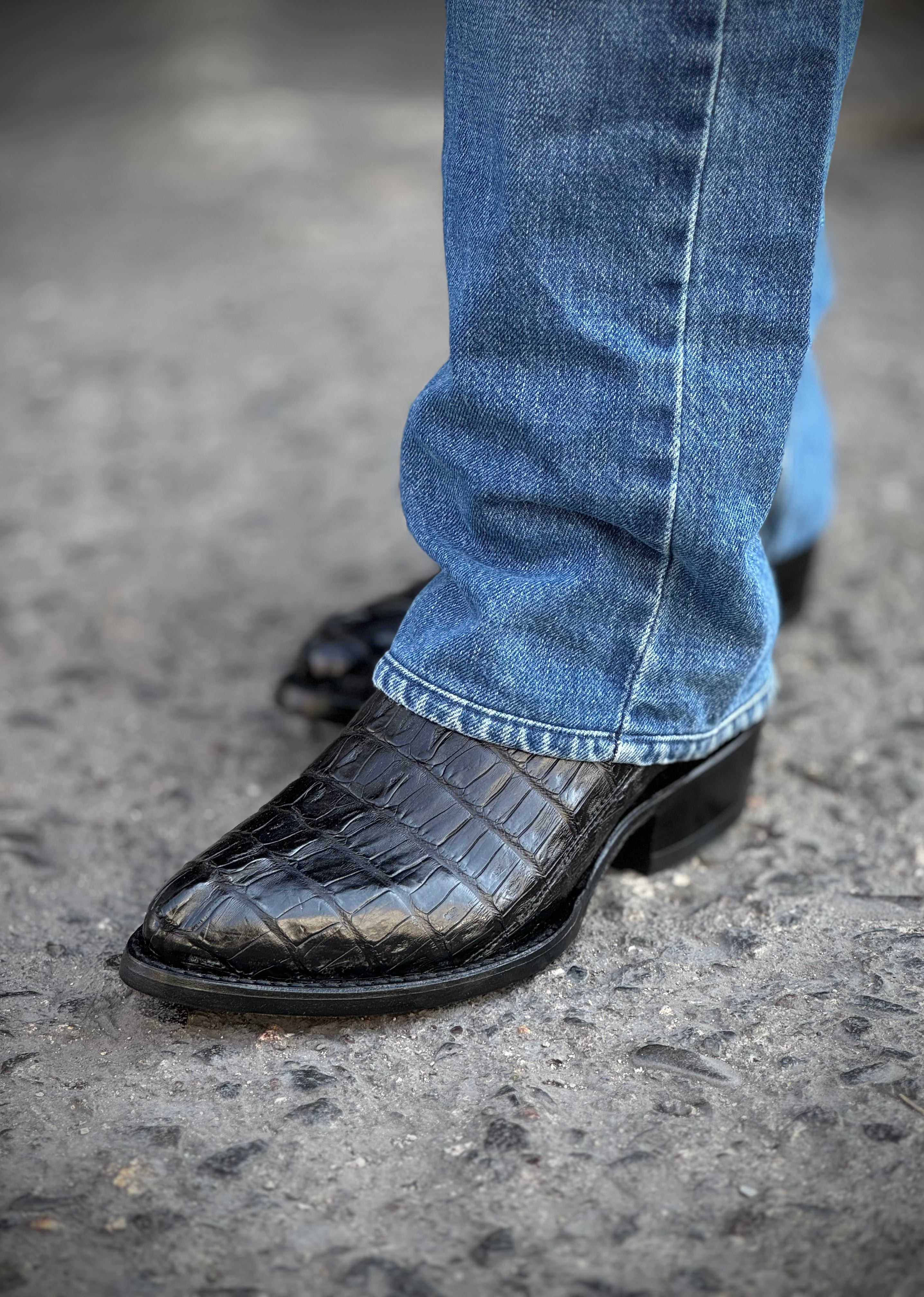 Bota Western - Cocodrilo cola