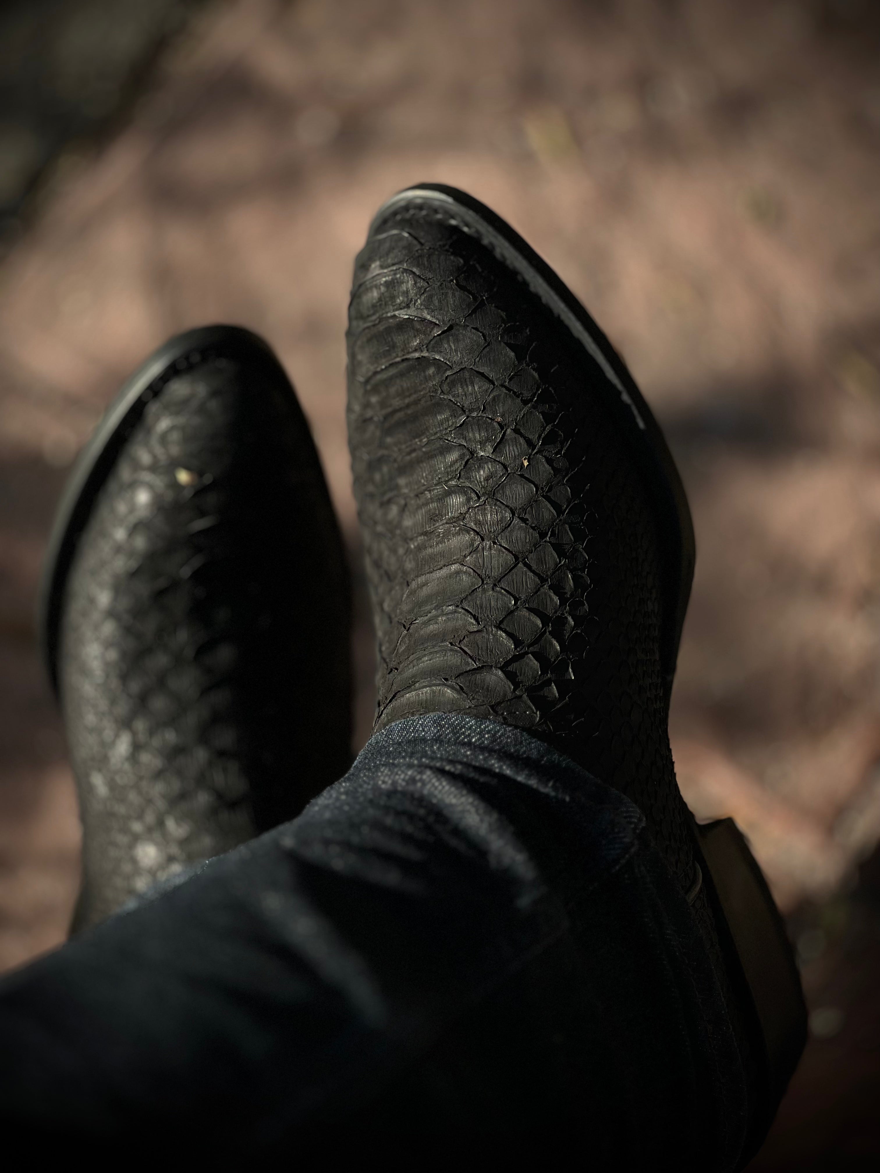 Botas Tabaco - Pitón