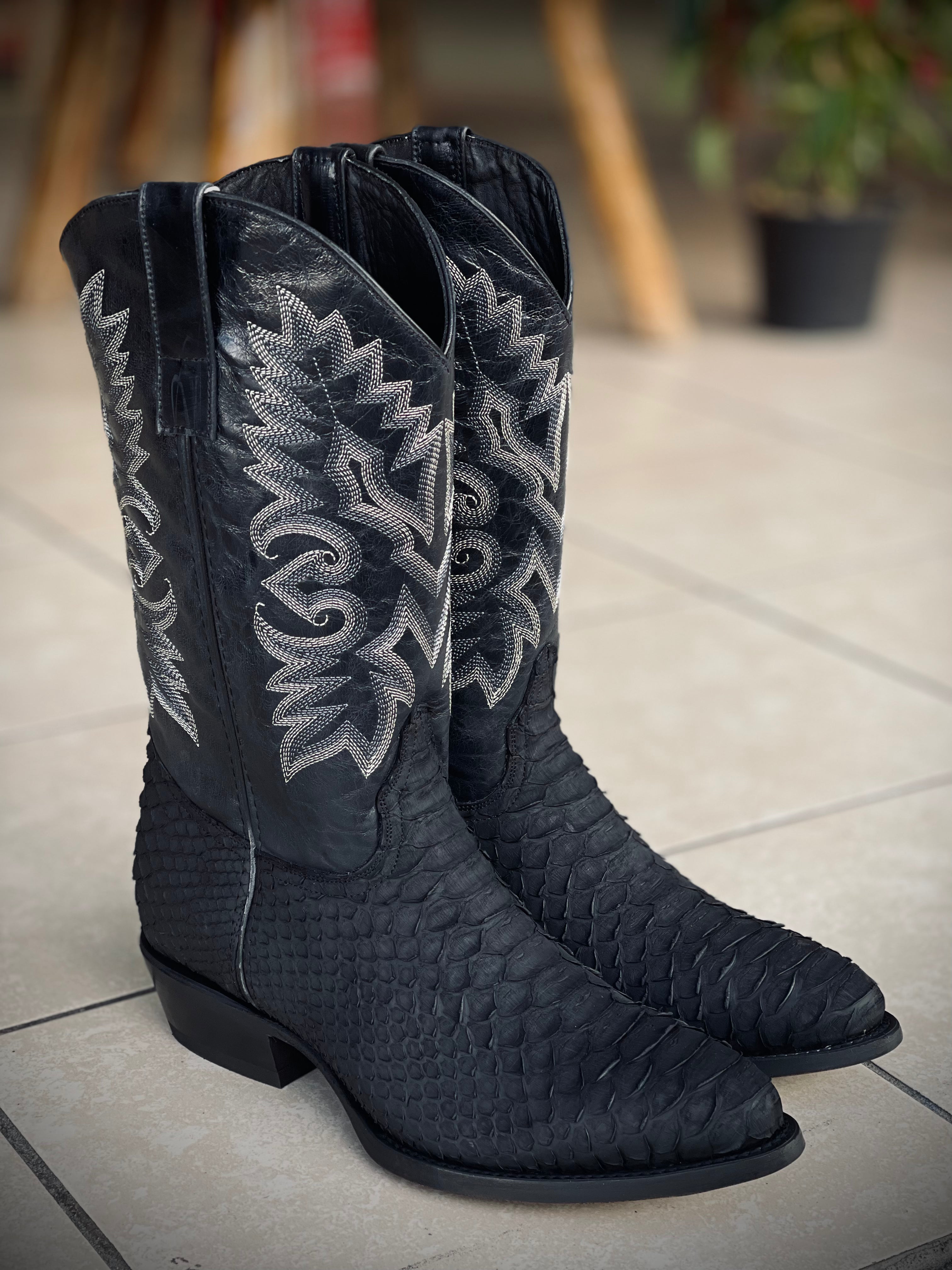 Botas Tabaco - Pitón