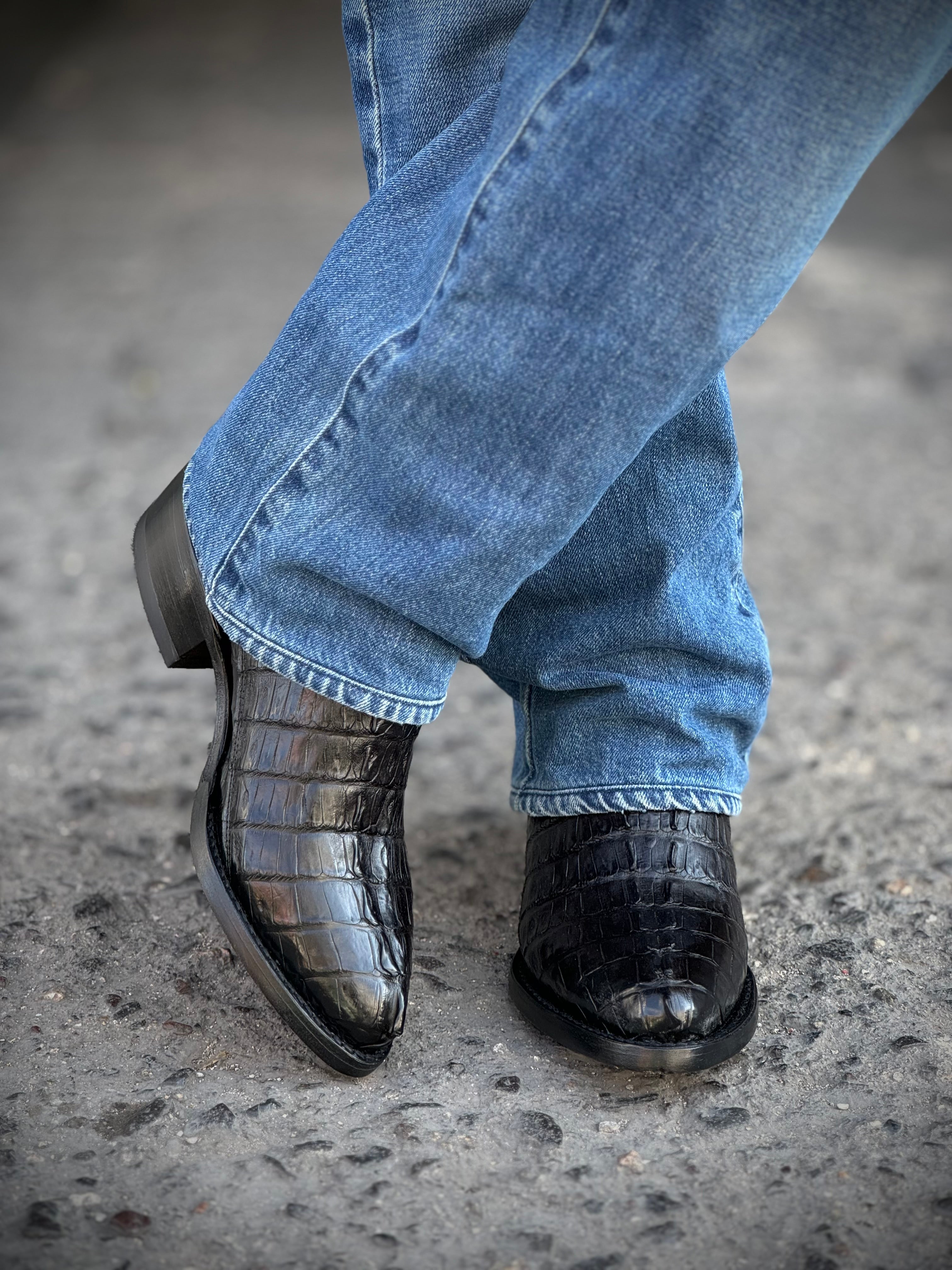 Bota Western - Cocodrilo cola